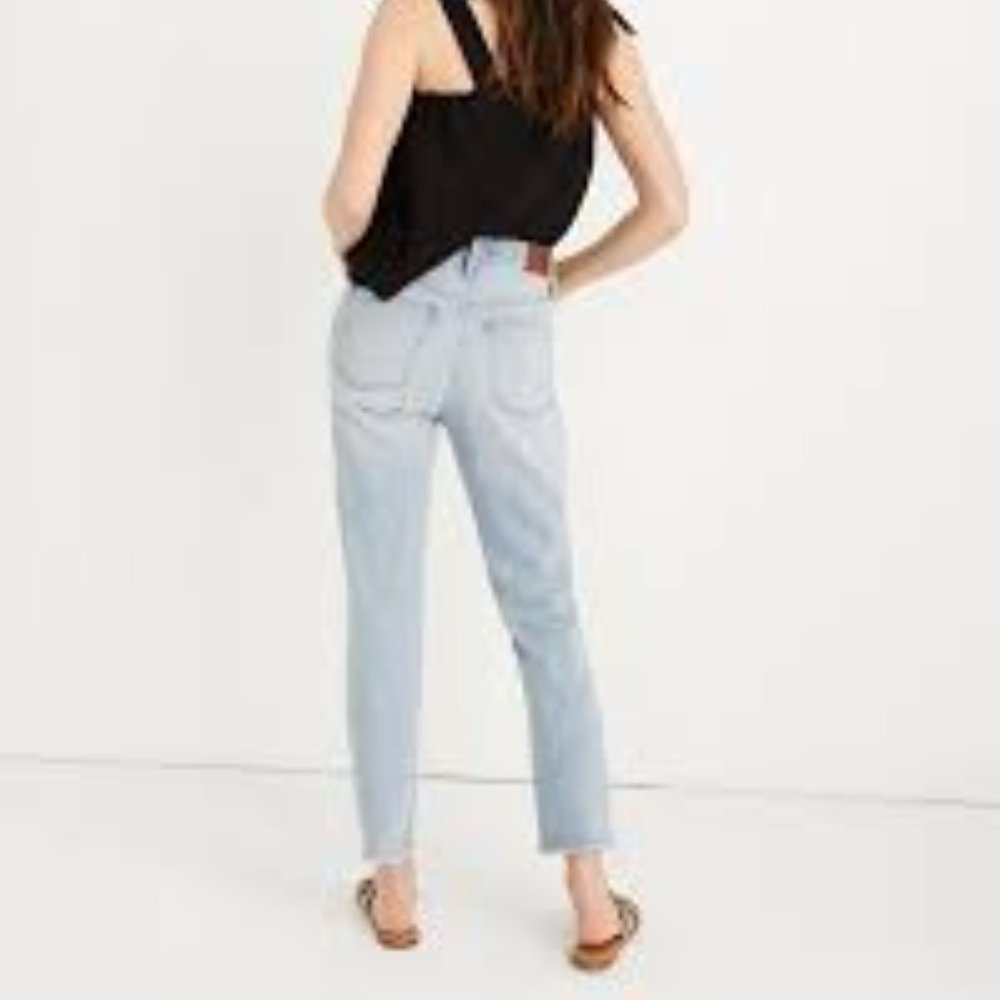 Madewell high-rise boyfriend jeans crop length